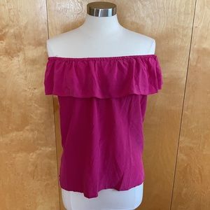 Silk off shoulder Blouse